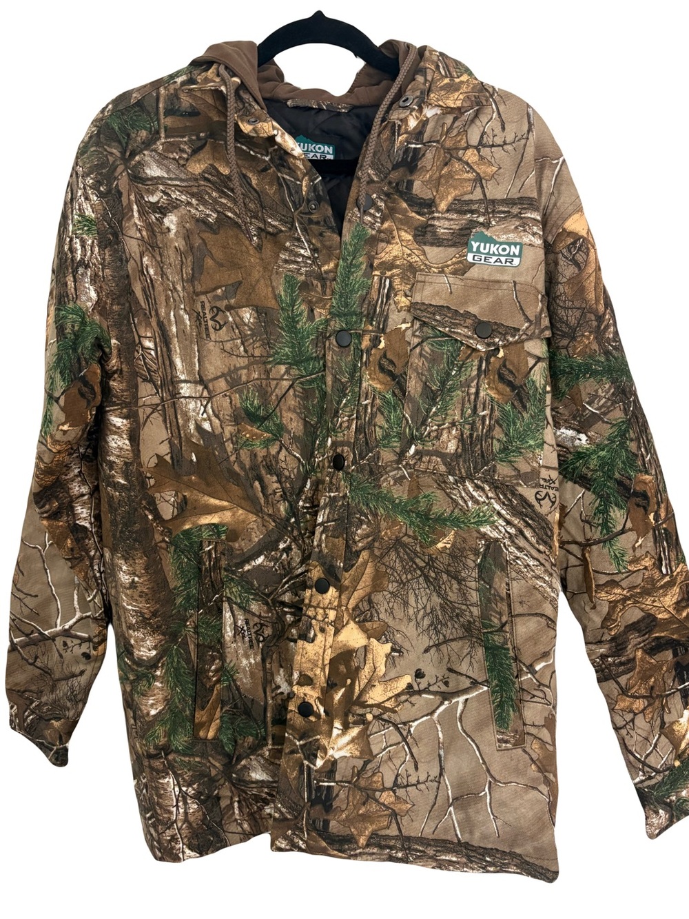 Yukon Gear Realtree Camouflage Hooded Jacket